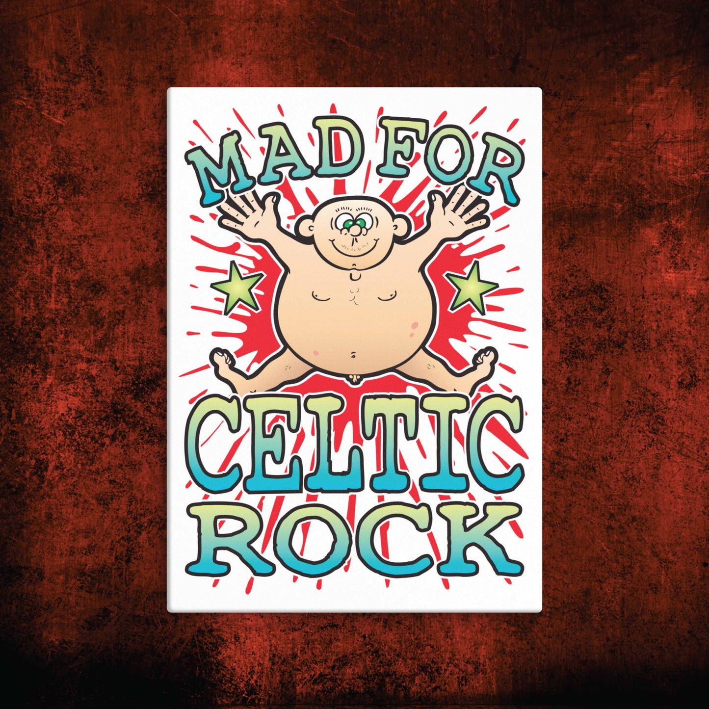 Celtic Rock Canvas Print 30x40cm