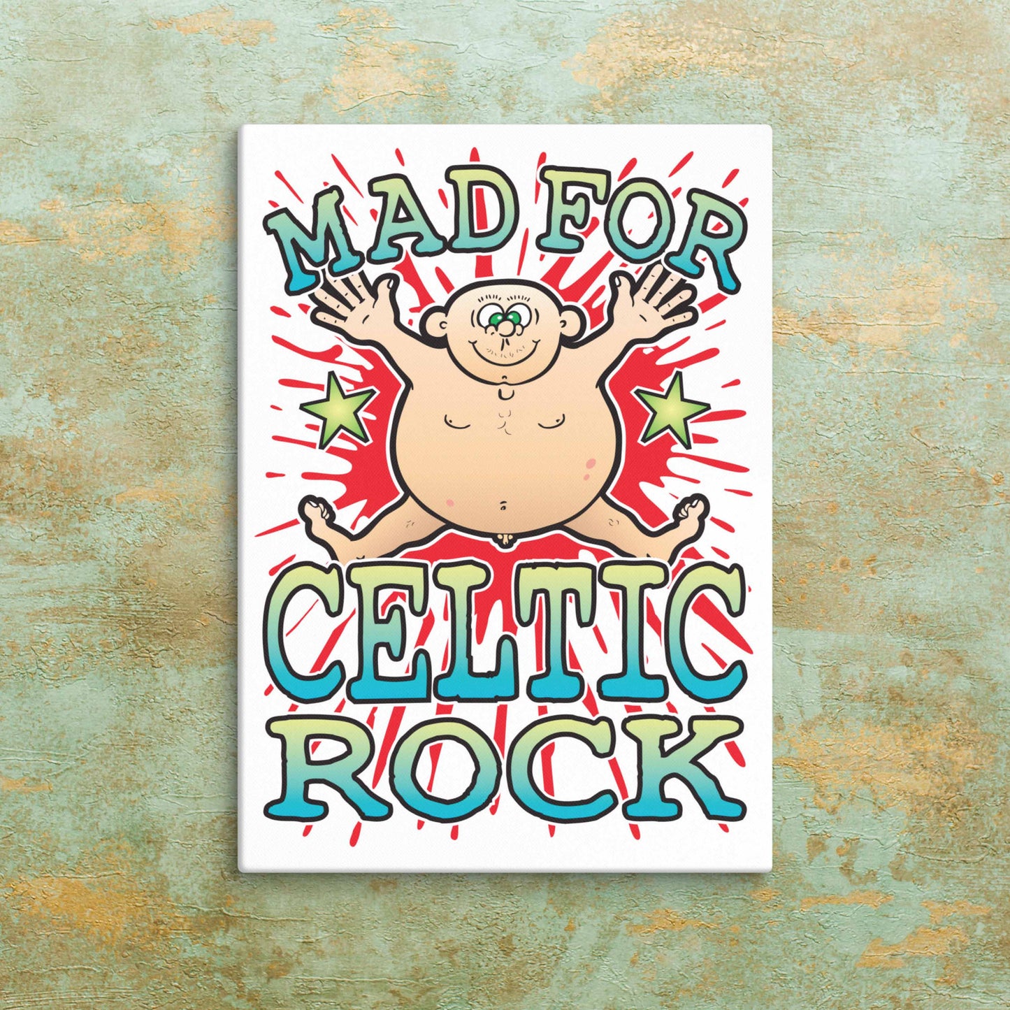 Celtic Rock Canvas Print 30x40cm