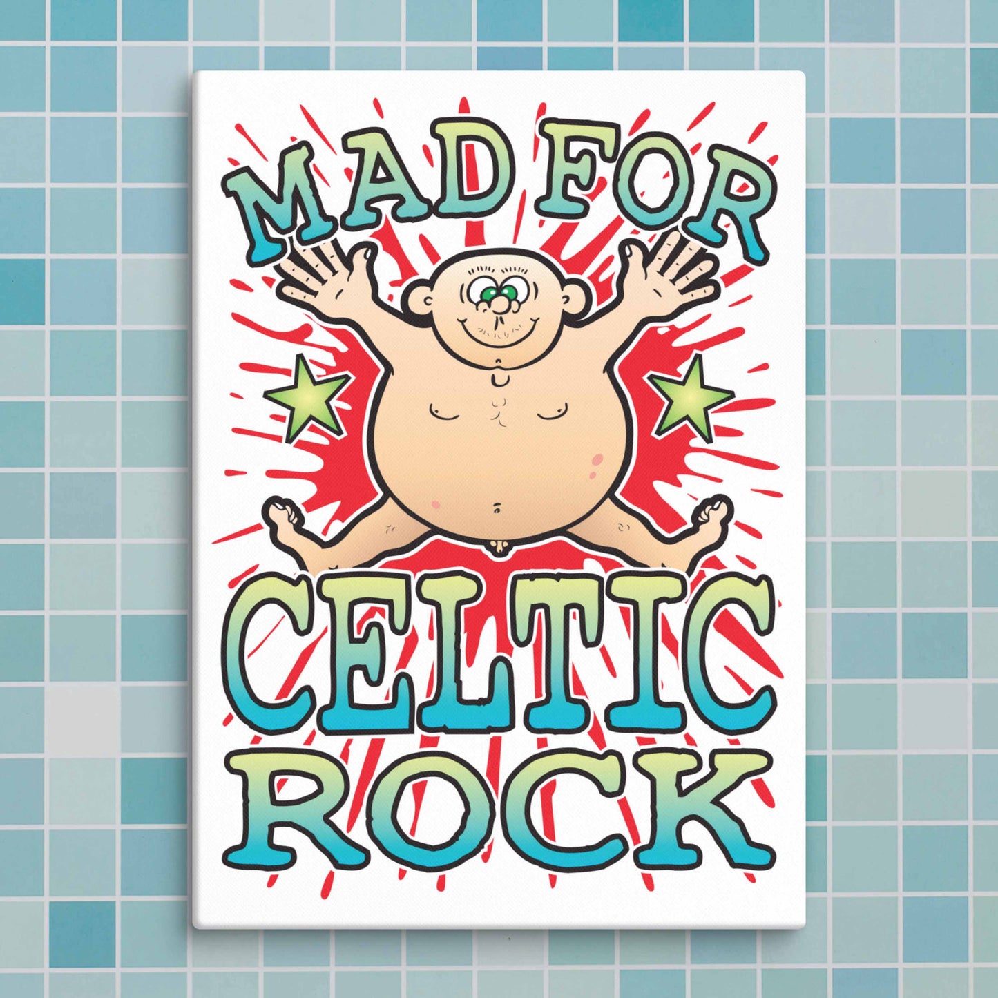 Celtic Rock Canvas Print 30x40cm
