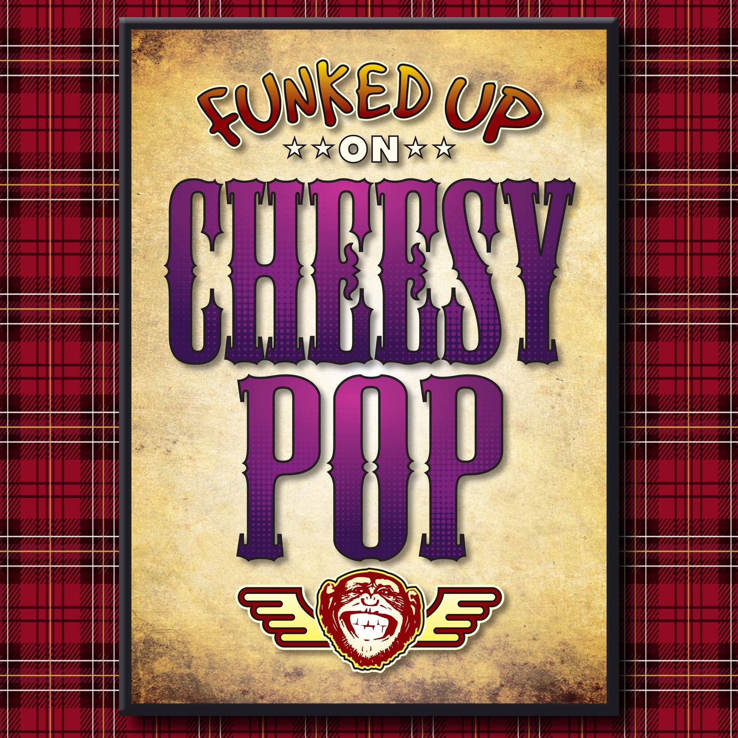 Cheesy Pop Art Print / Poster / Birthday Card / Greetings Card