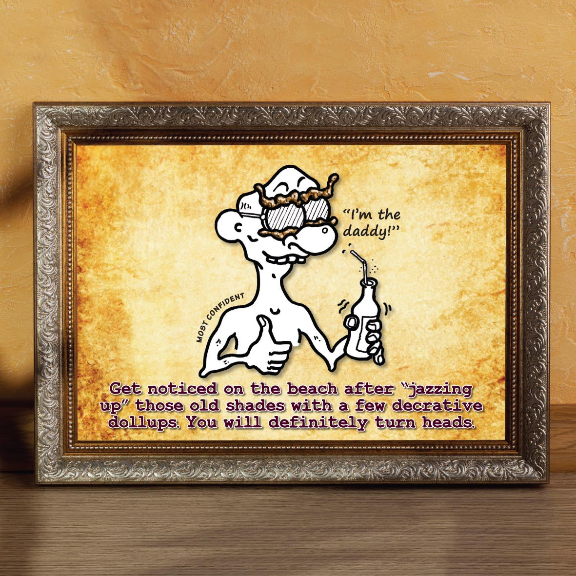 Cool Shades Cartoon Art Print
