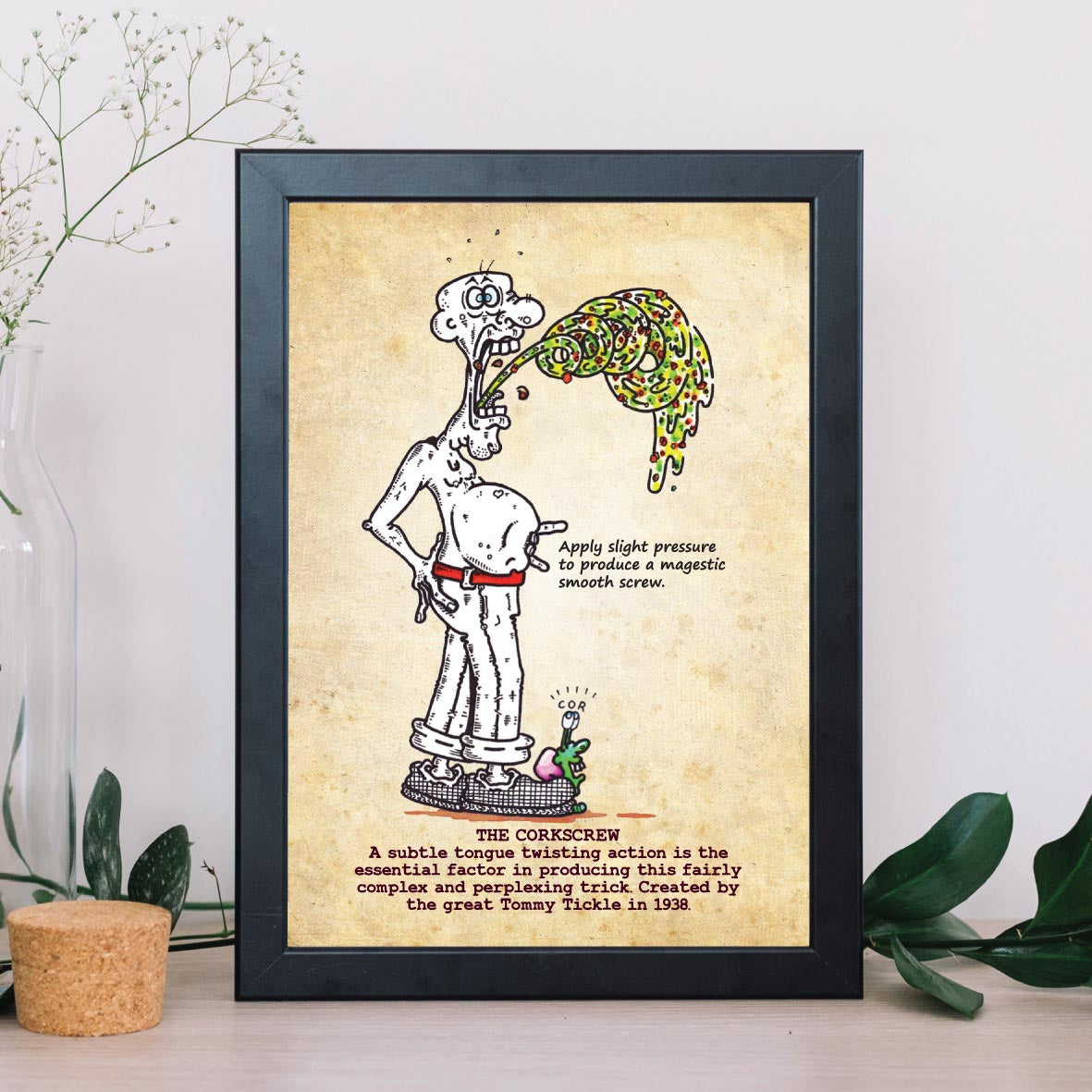 The Corkscrew Art Print