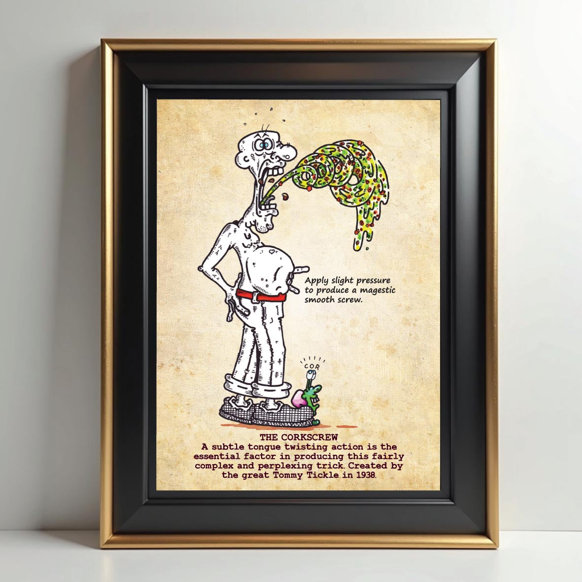 The Corkscrew Art Print