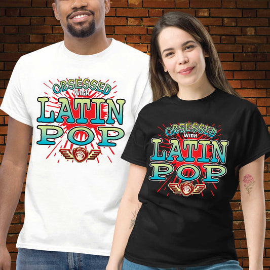 Latin Pop Obsessed Unisex Cotton T-Shirt