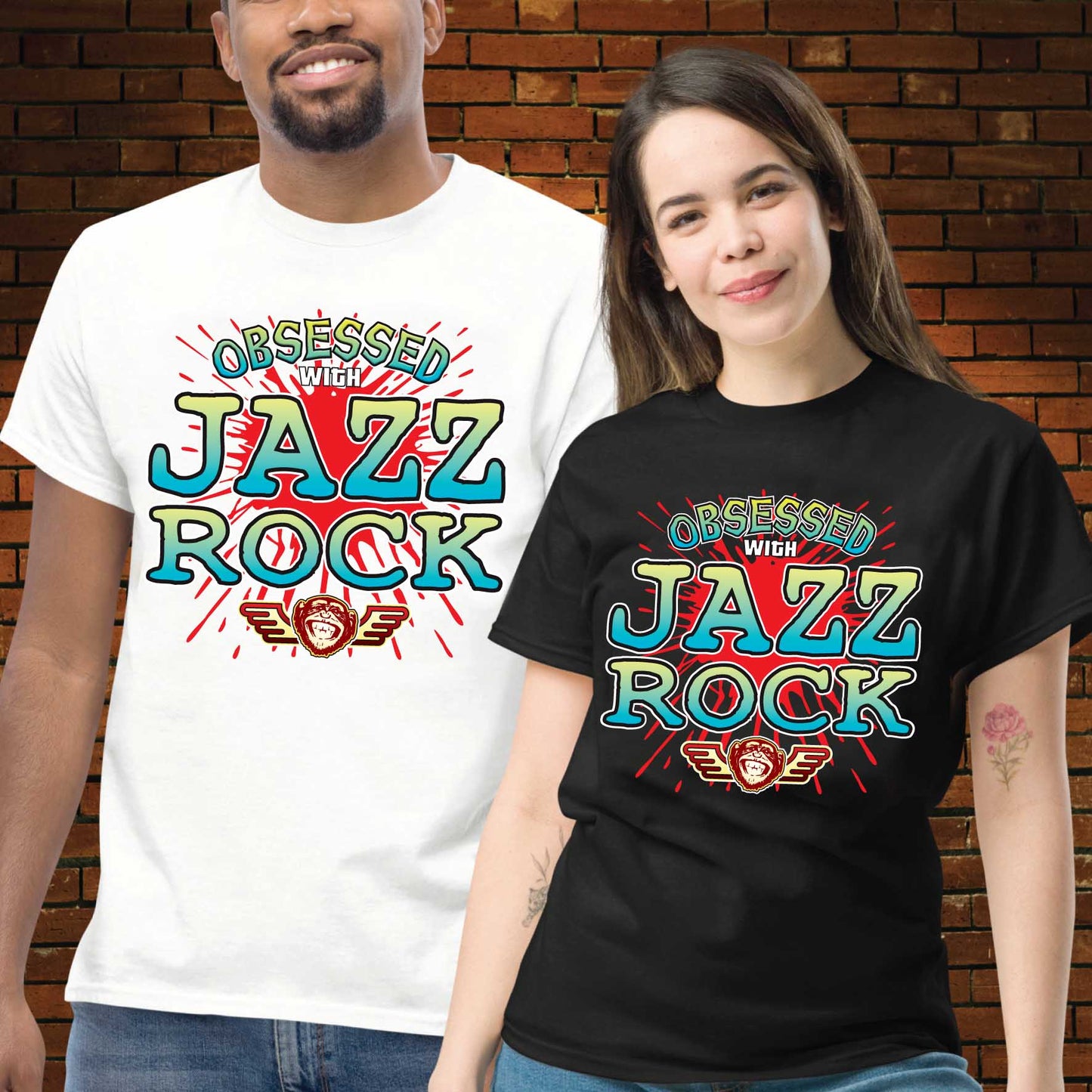 Jazz Rock Obsessed Unisex Cotton T-Shirt