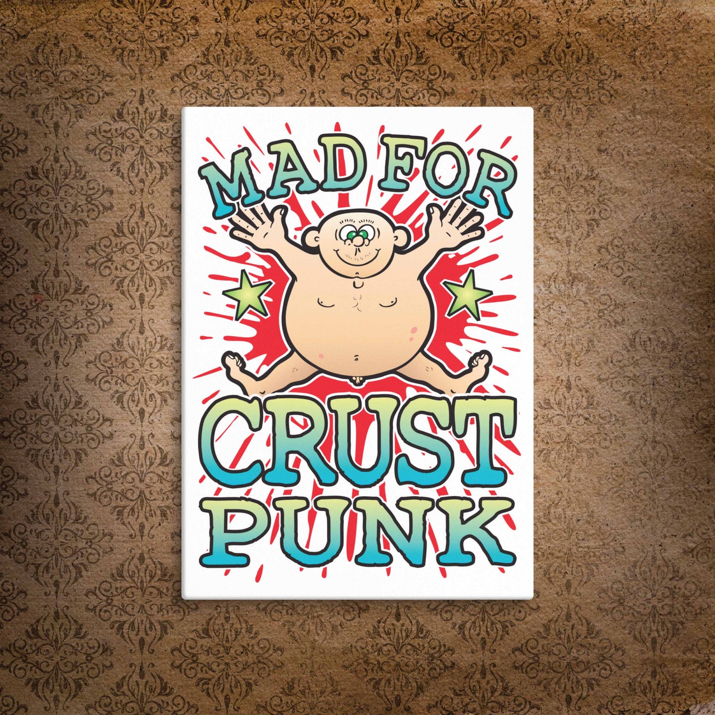 Crust Punk Canvas Print 51x71cm