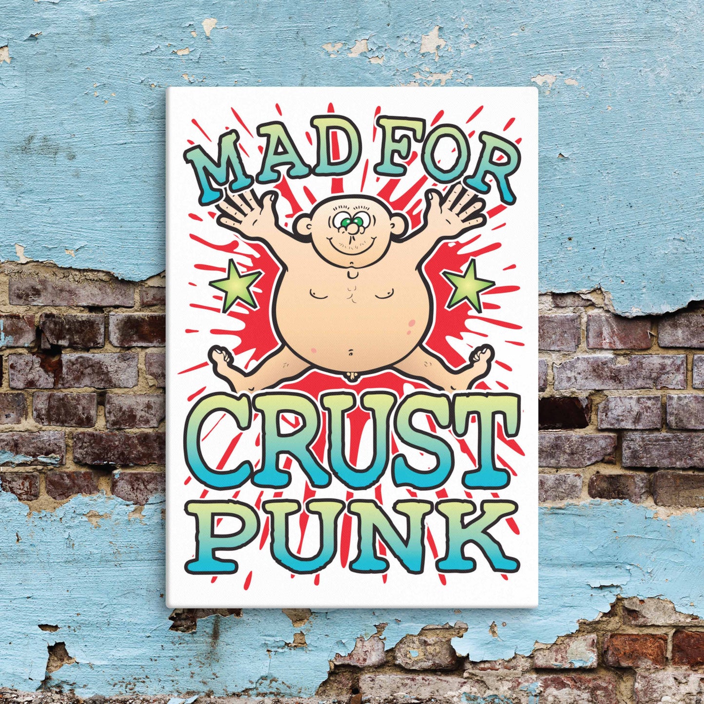 Crust Punk Canvas Print 51x71cm
