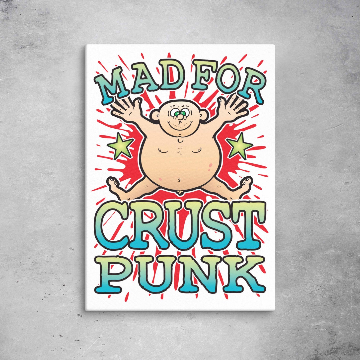 Crust Punk Canvas Print 51x71cm