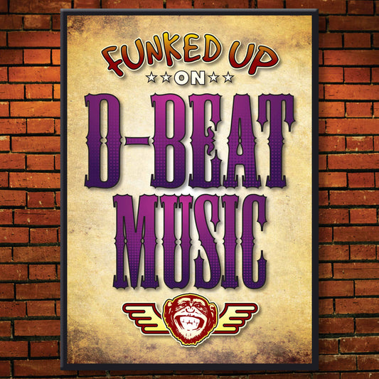 D-Beat Art Print / Poster / Birthday Card / Greetings Card