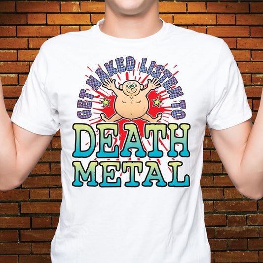 Death Metal Funny Slogan Cotton T-Shirt