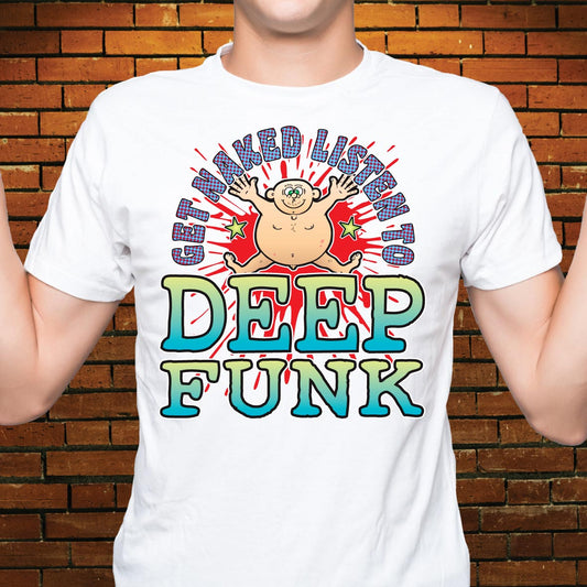 Deep Funk Funny Slogan Cotton T-Shirt