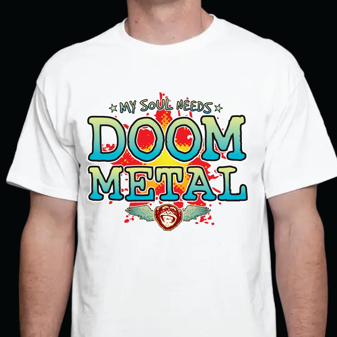 Doom Metal Cotton T-Shirt