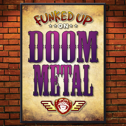 Doom Metal Art Print / Poster / Birthday Card / Greetings Card