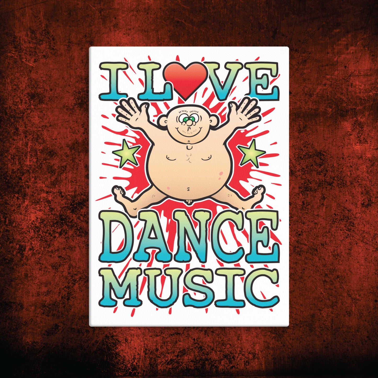 Dance Music Canvas Print 30x40cm