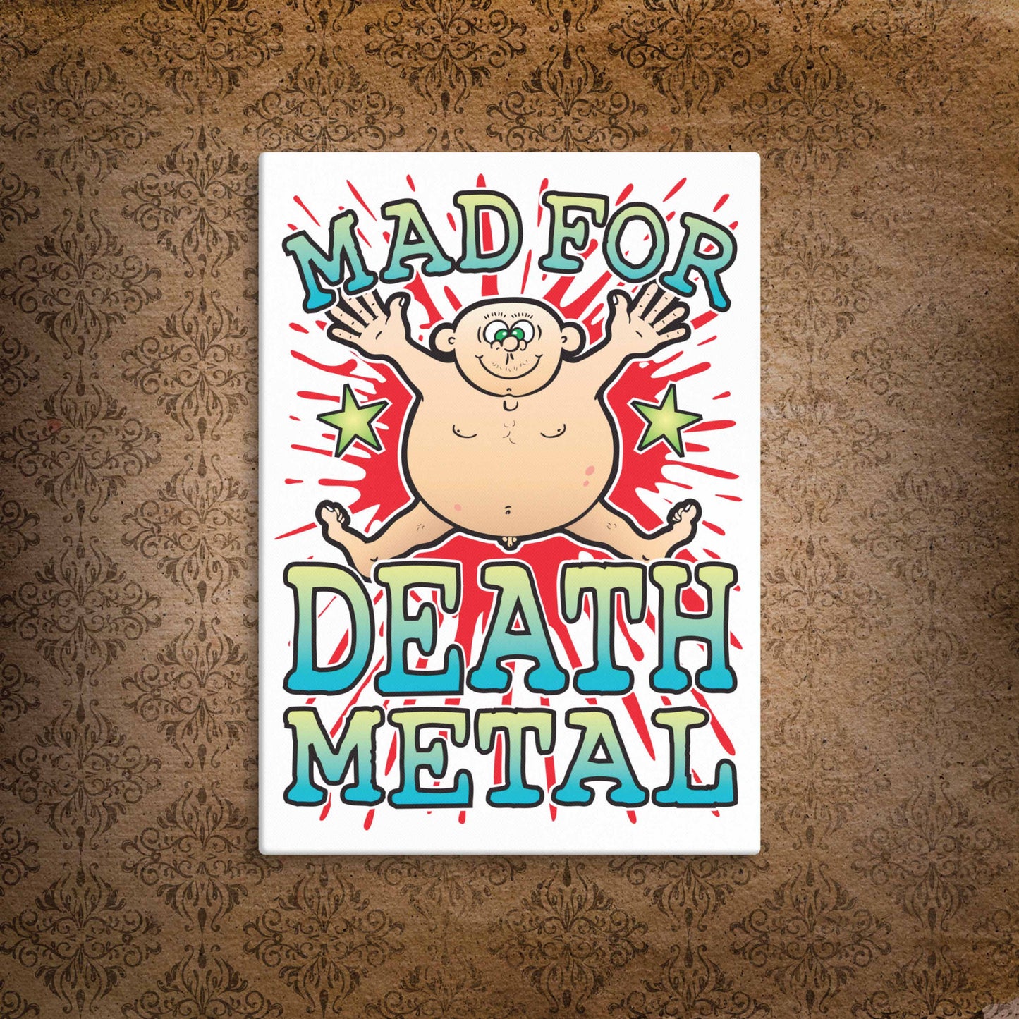 Death Metal Canvas Print 51x71cm