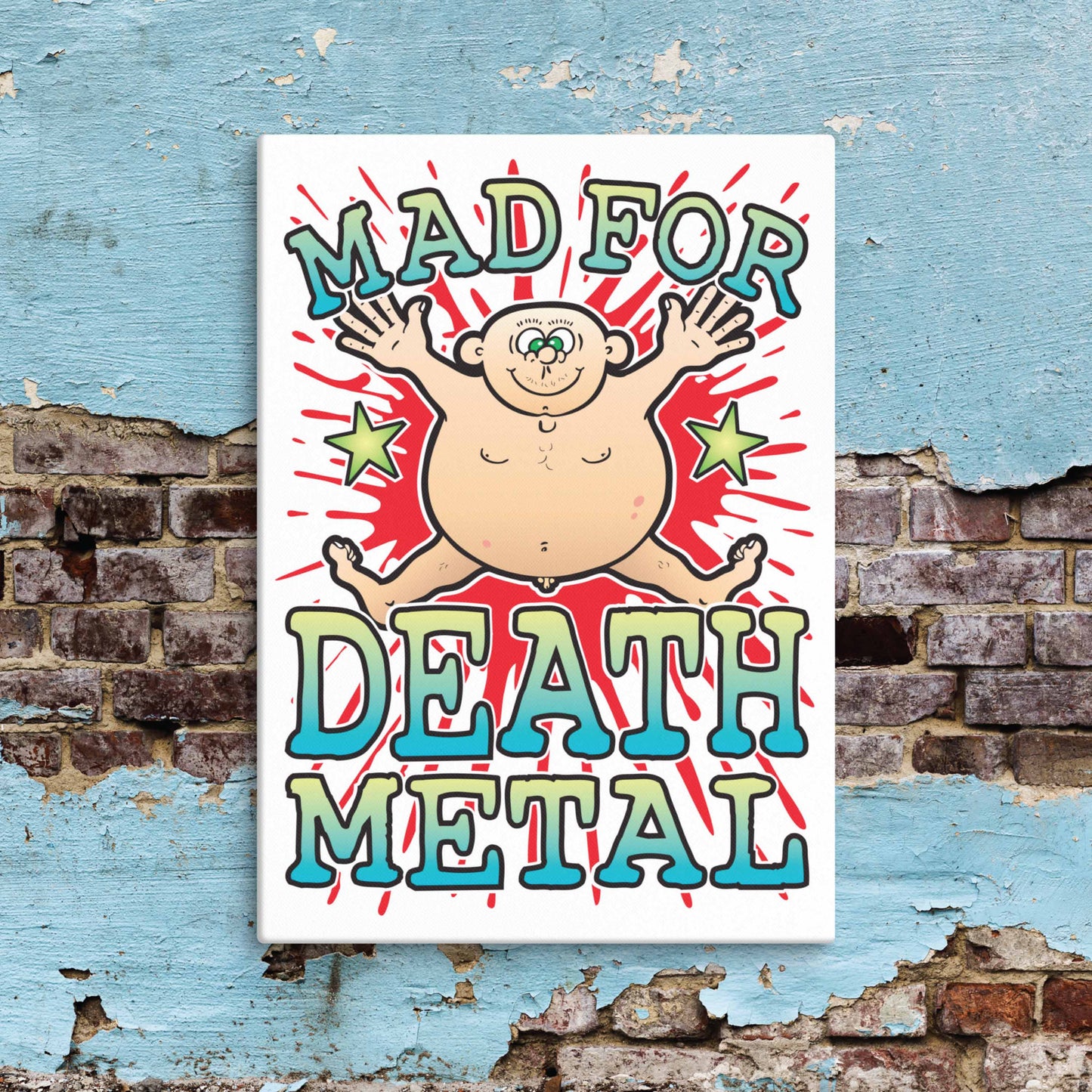 Death Metal Canvas Print 51x71cm