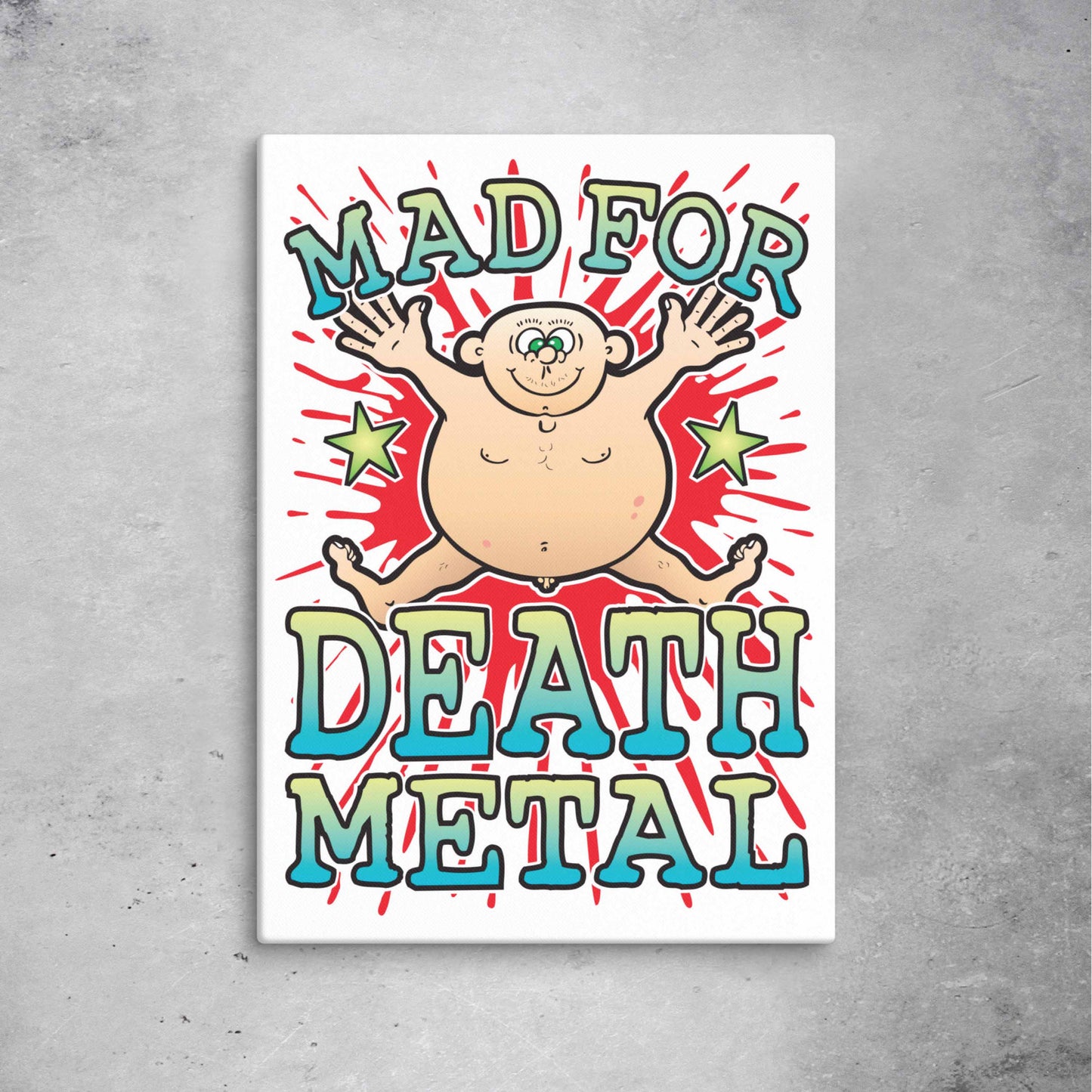Death Metal Canvas Print 51x71cm