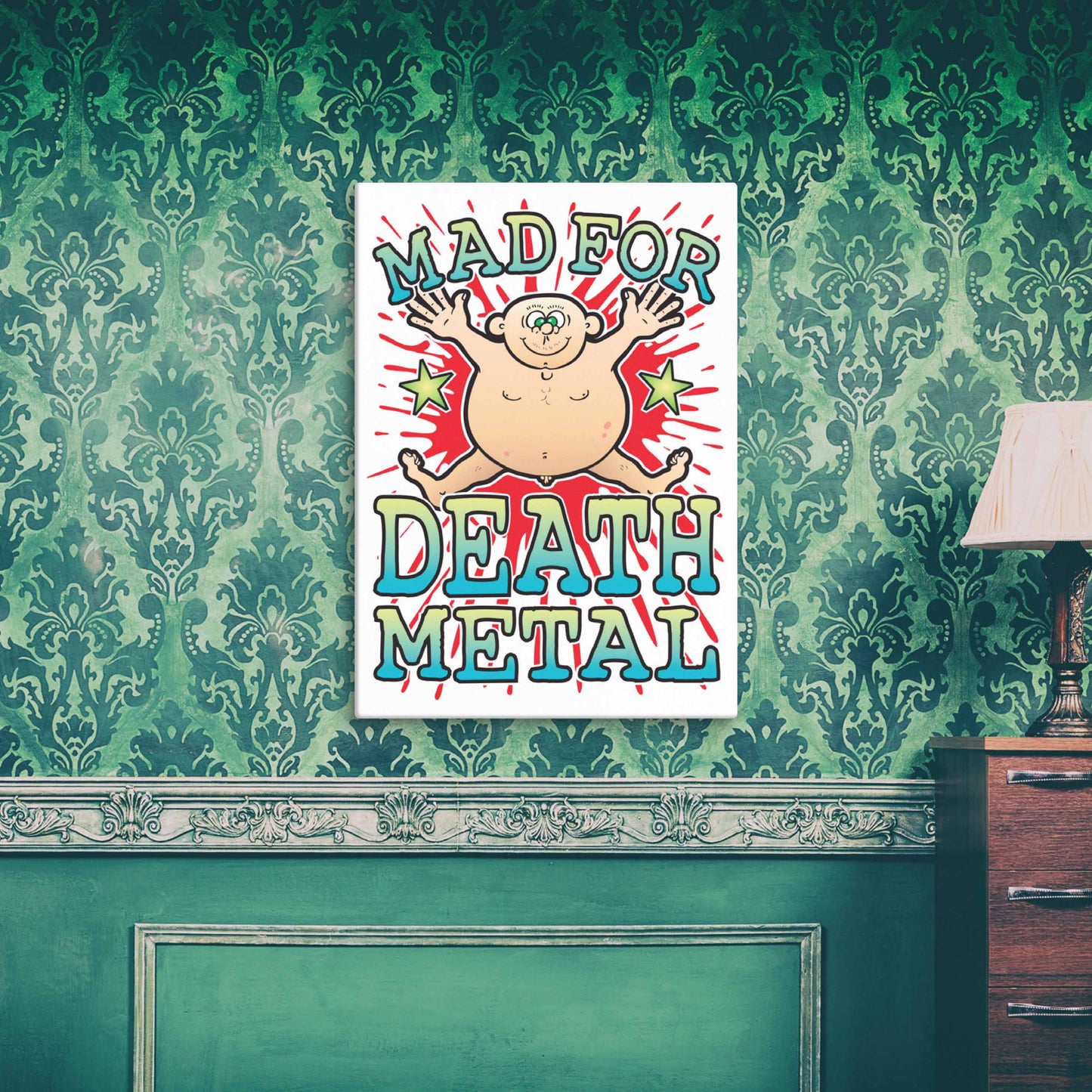 Death Metal Canvas Print 51x71cm