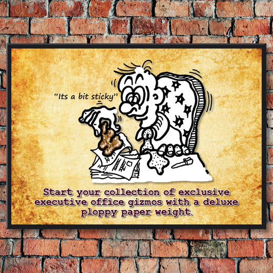 Deluxe Executive Paper Weight Cartoon Art Print