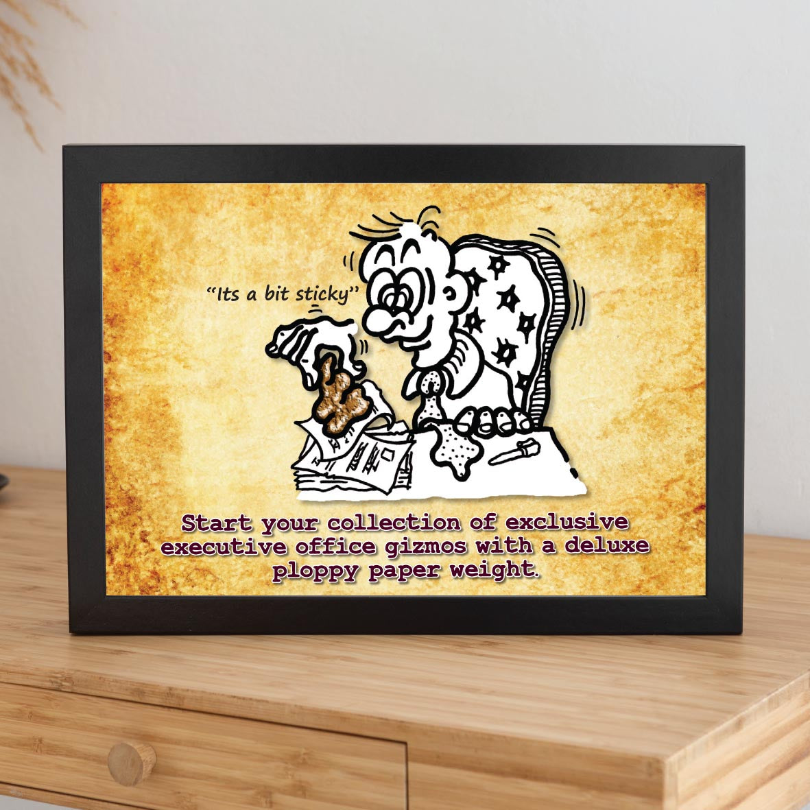 Deluxe Executive Paper Weight Cartoon Art Print