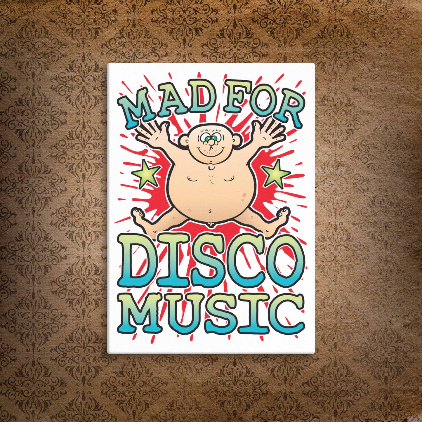 Disco Music Canvas Print 51x71cm