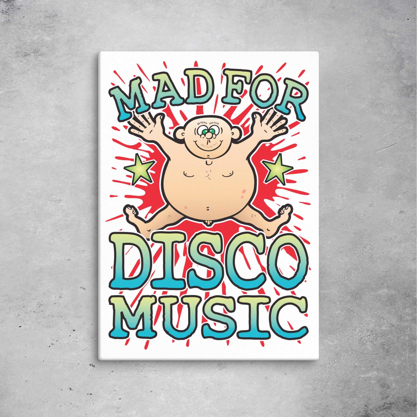 Disco Music Canvas Print 51x71cm