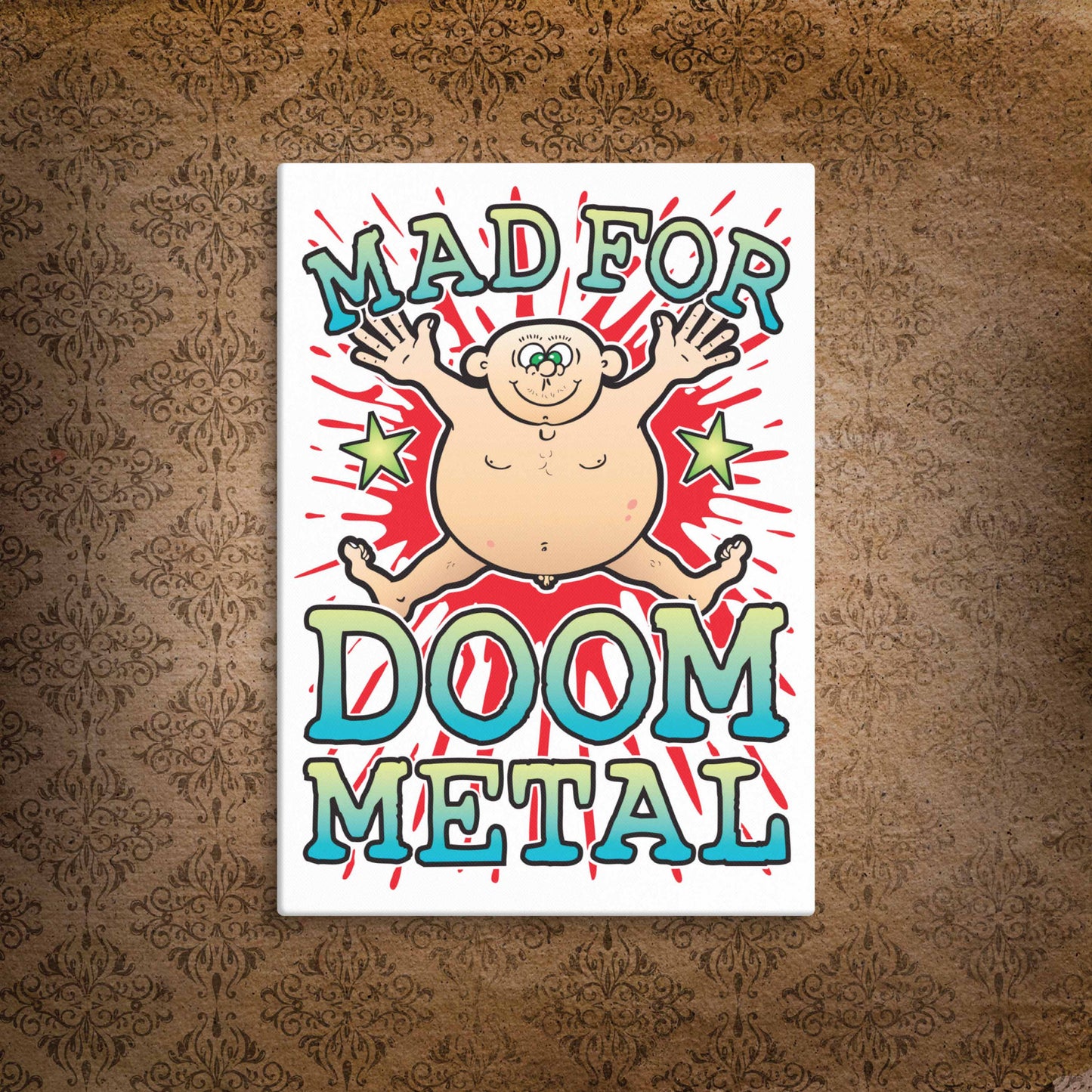 Doom Metal Canvas Print 51x71cm