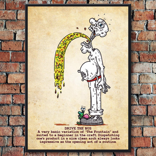 Drive The Bus Art Print