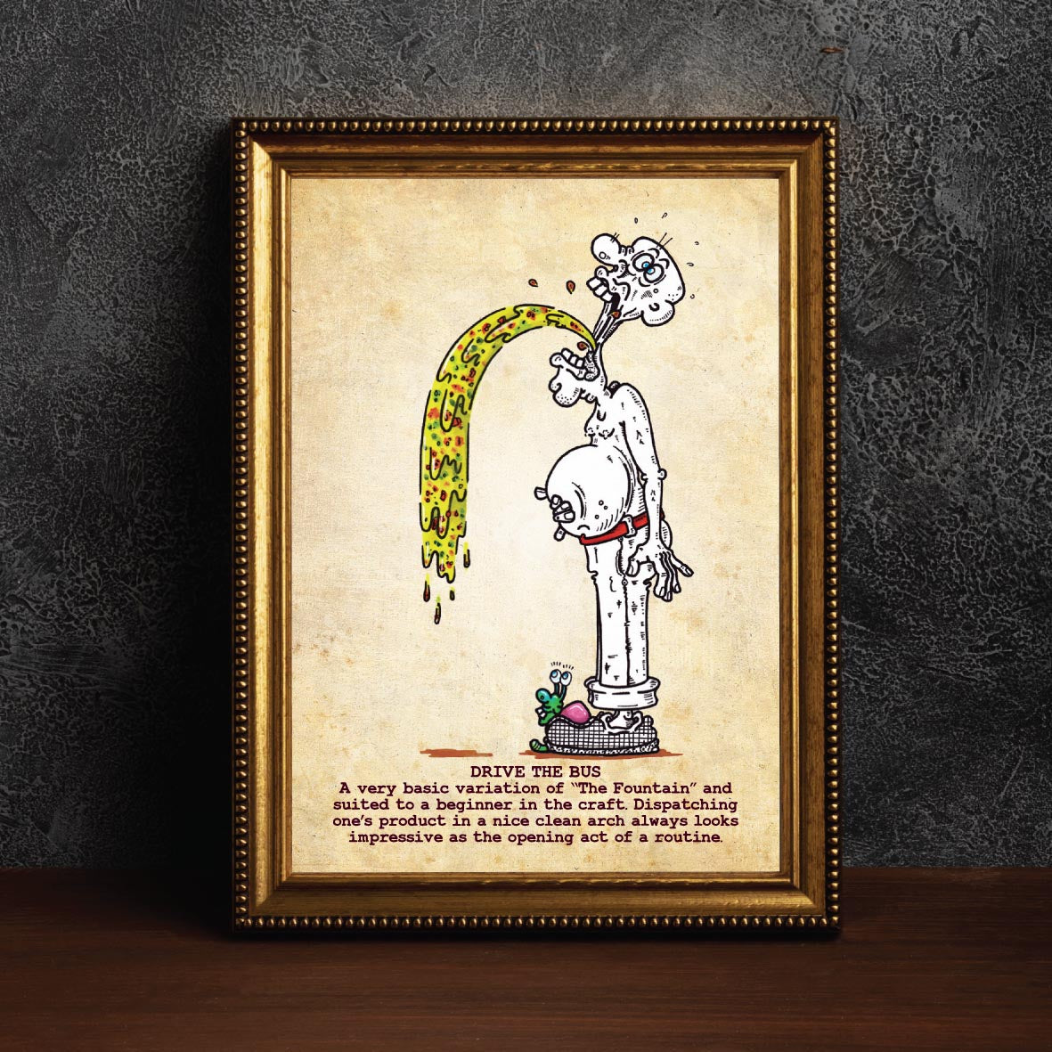 Drive The Bus Art Print
