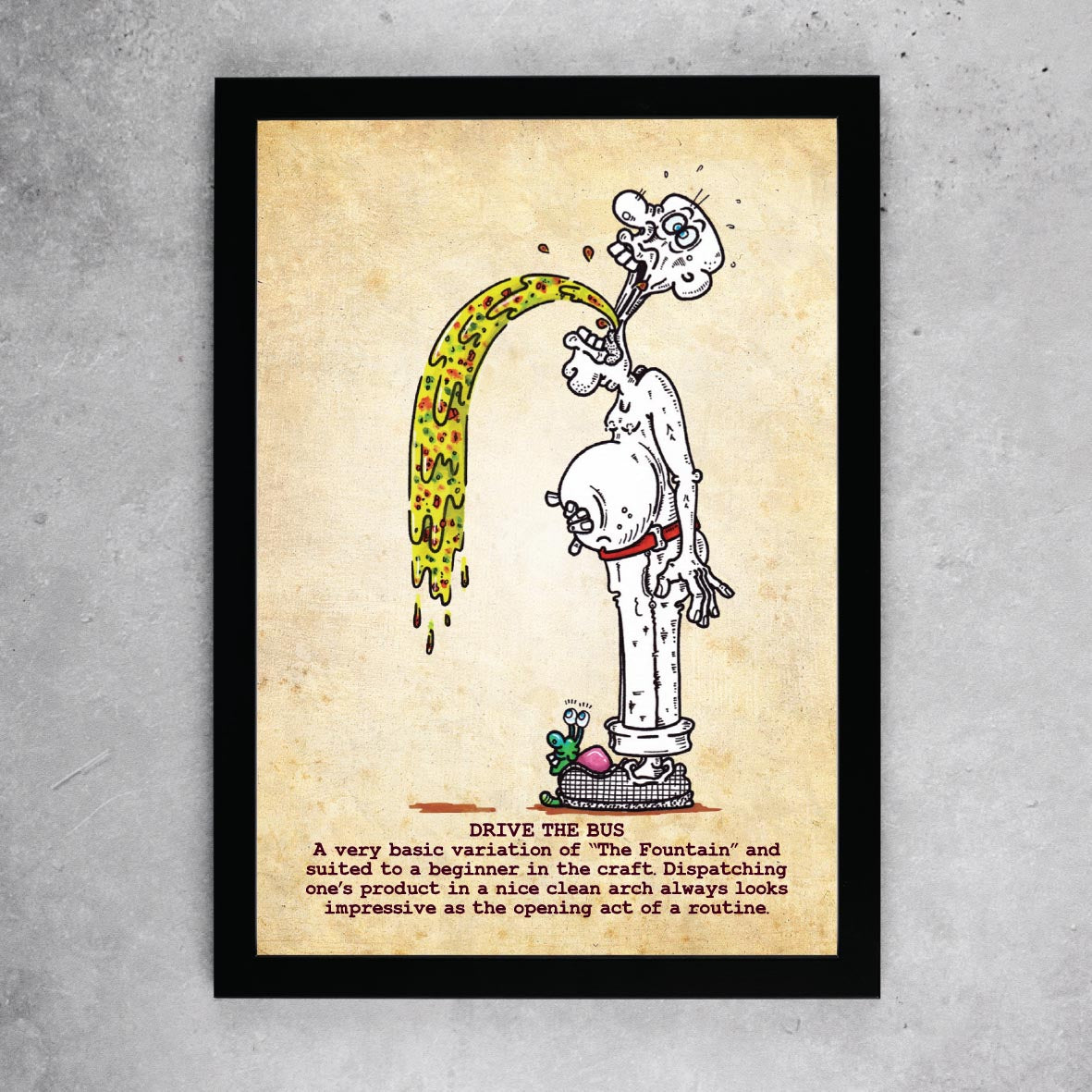 Drive The Bus Art Print