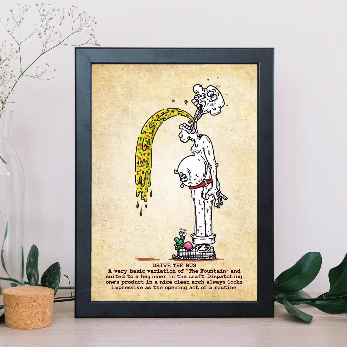 Drive The Bus Art Print