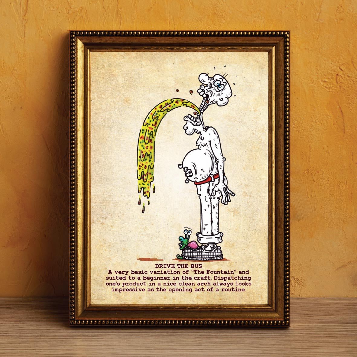 Drive The Bus Art Print