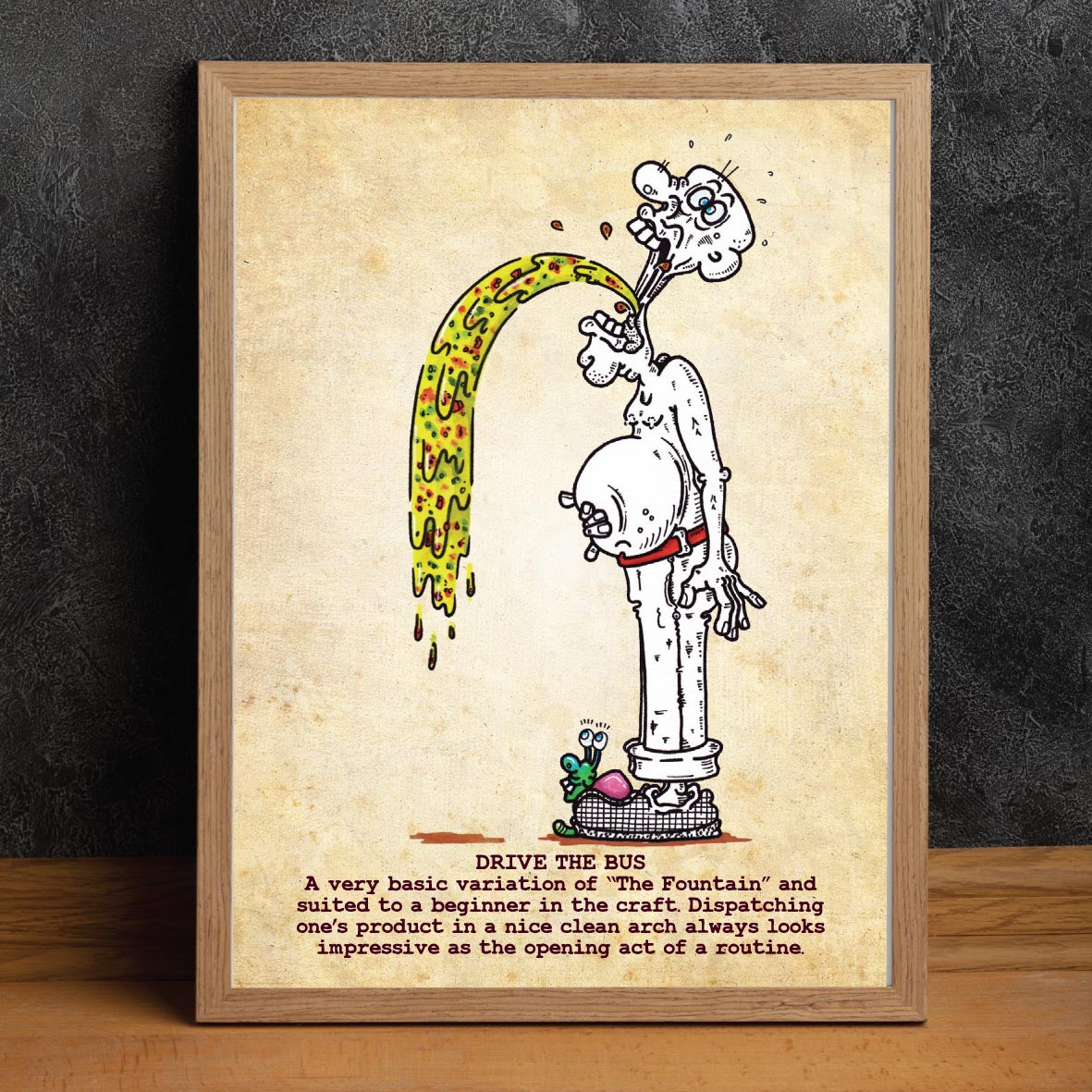 Drive The Bus Art Print