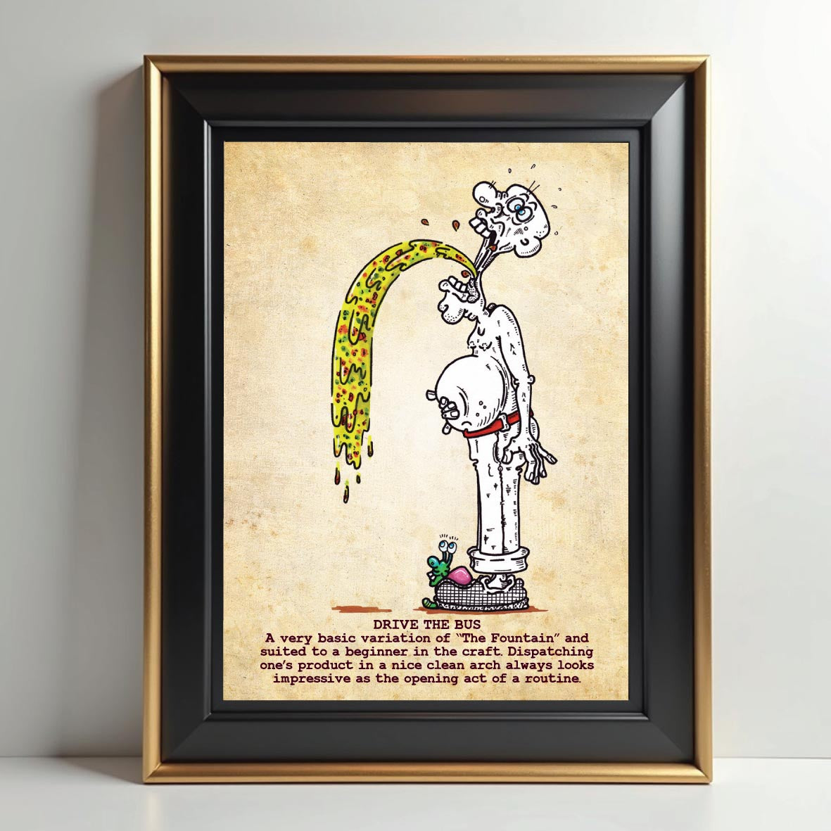 Drive The Bus Art Print