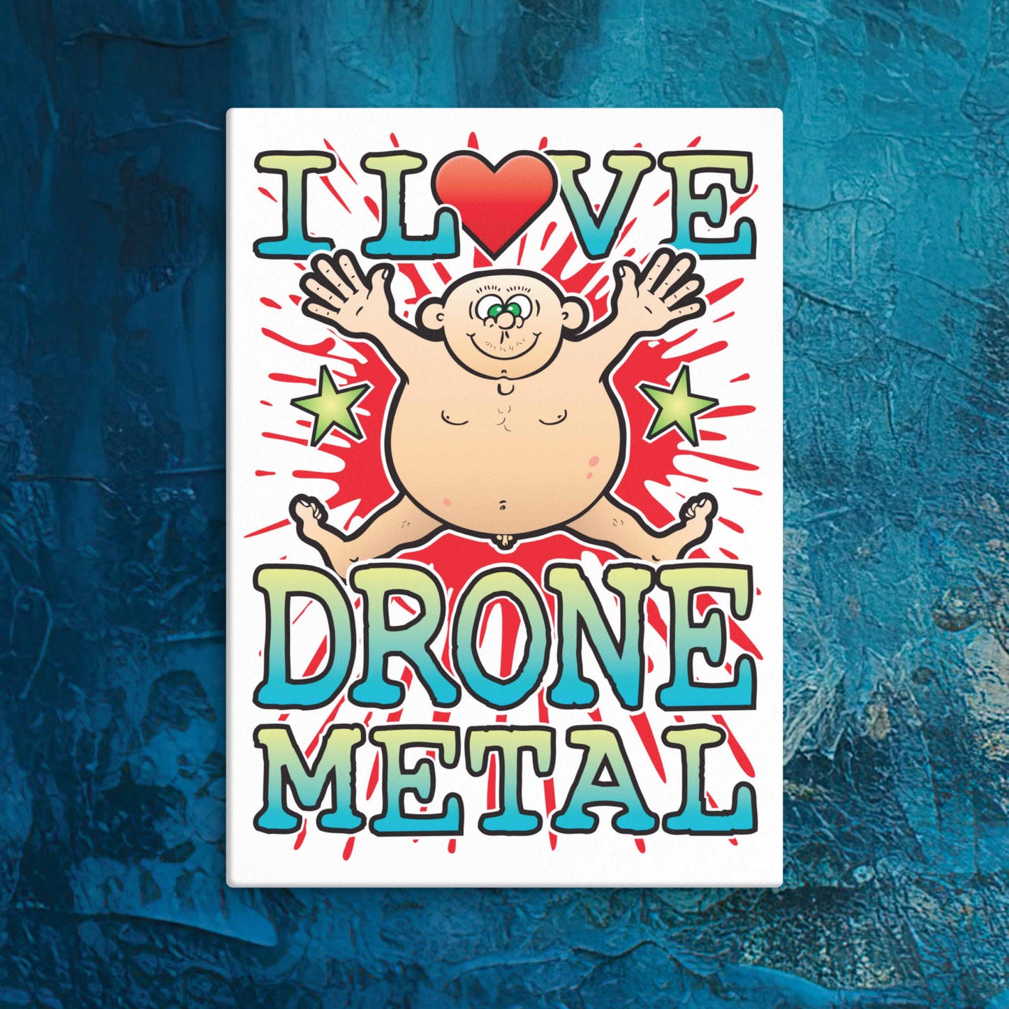Drone Metal Canvas Print 30x40cm