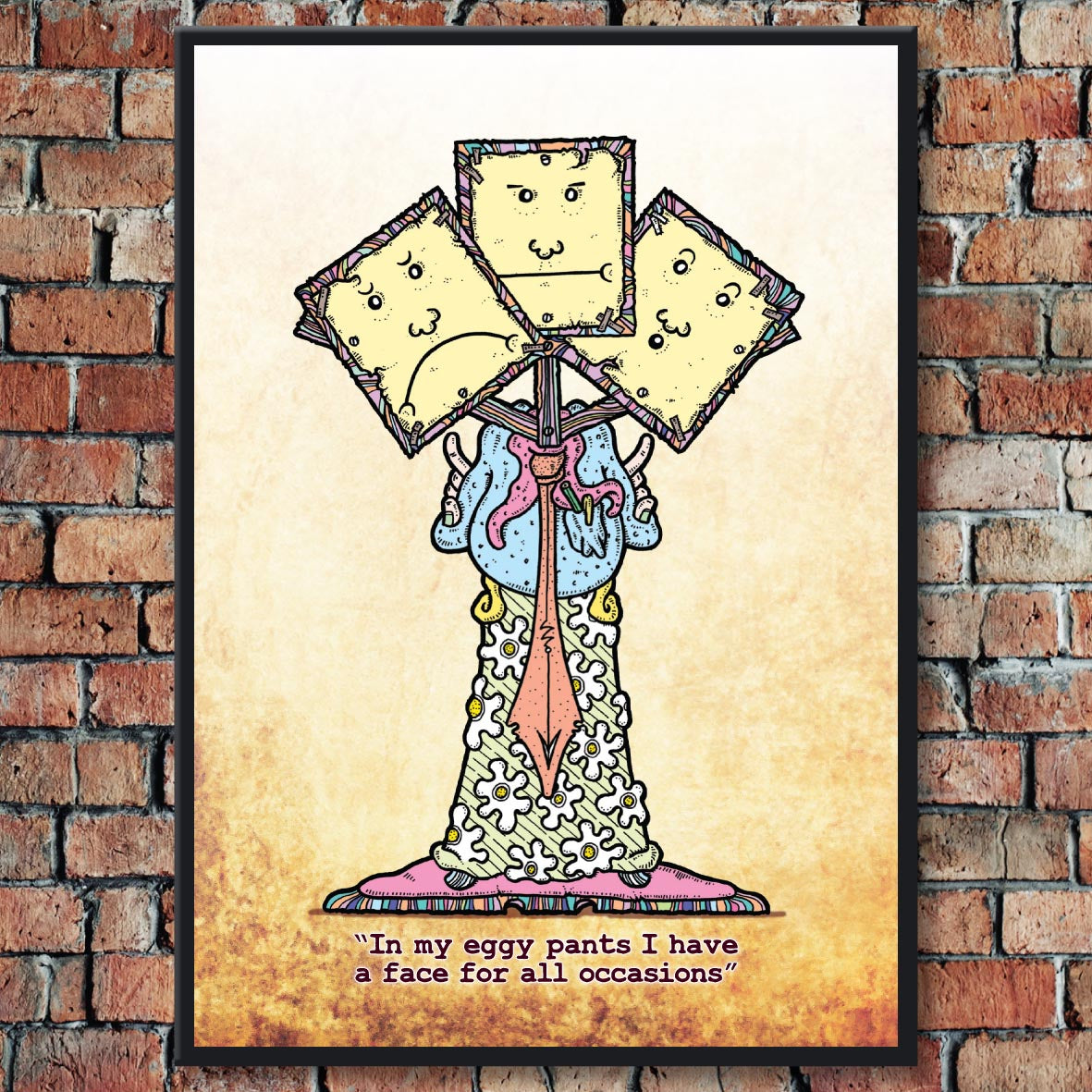 Eggy Pants Art Print