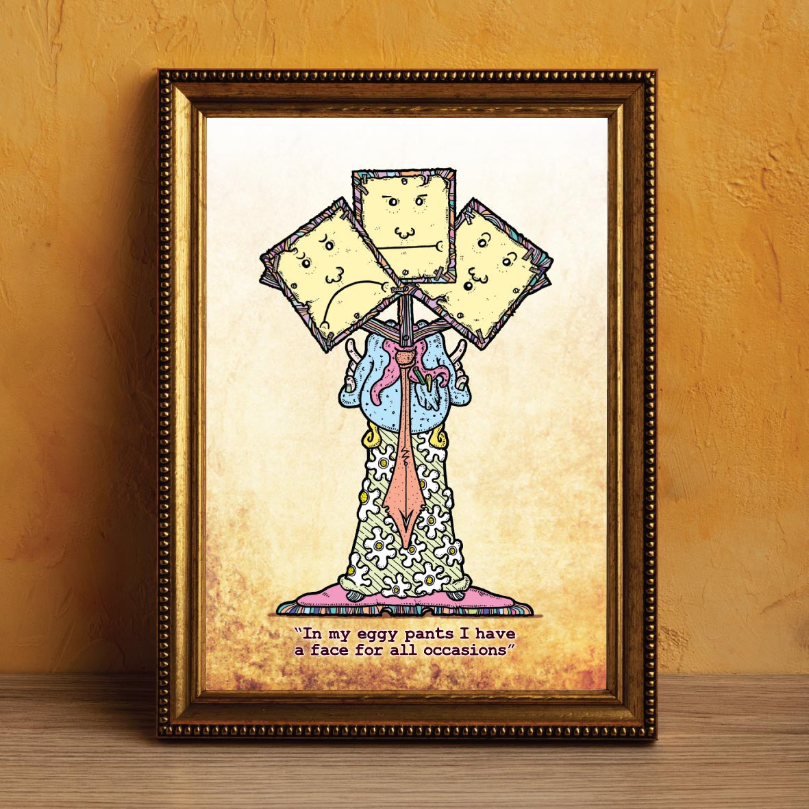 Eggy Pants Art Print