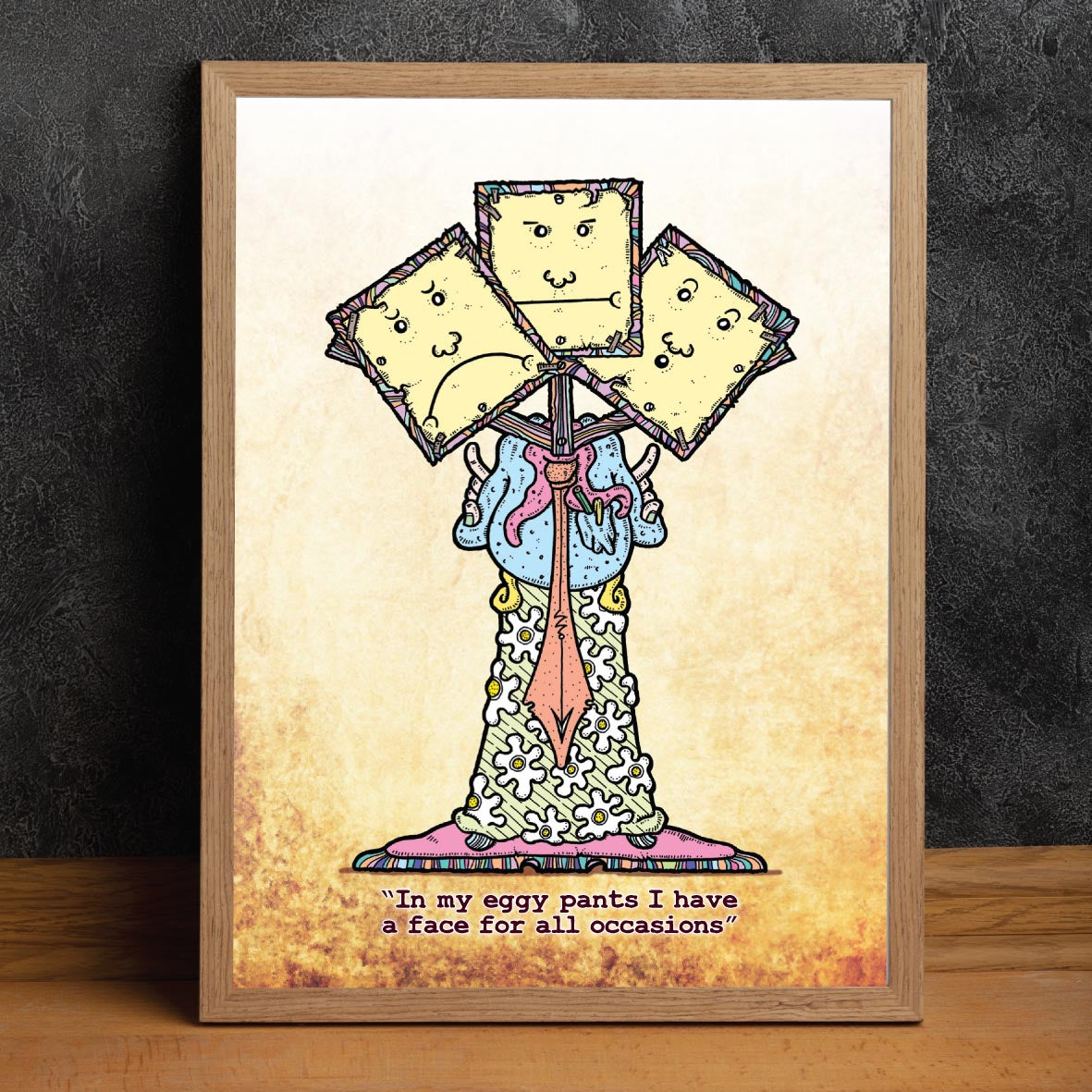 Eggy Pants Art Print