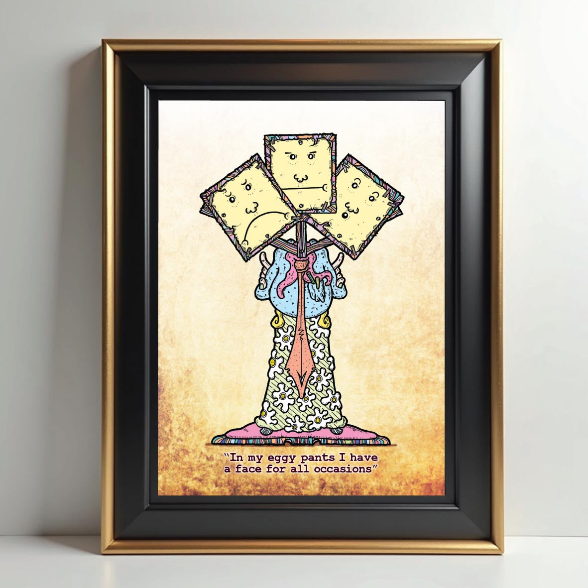 Eggy Pants Art Print