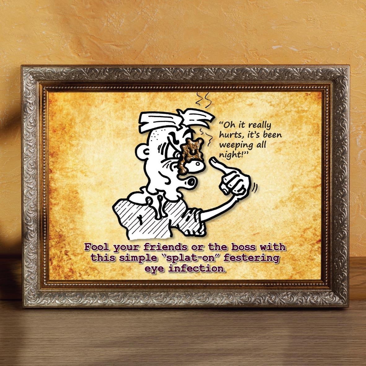 Eye Infection Cartoon Art Print