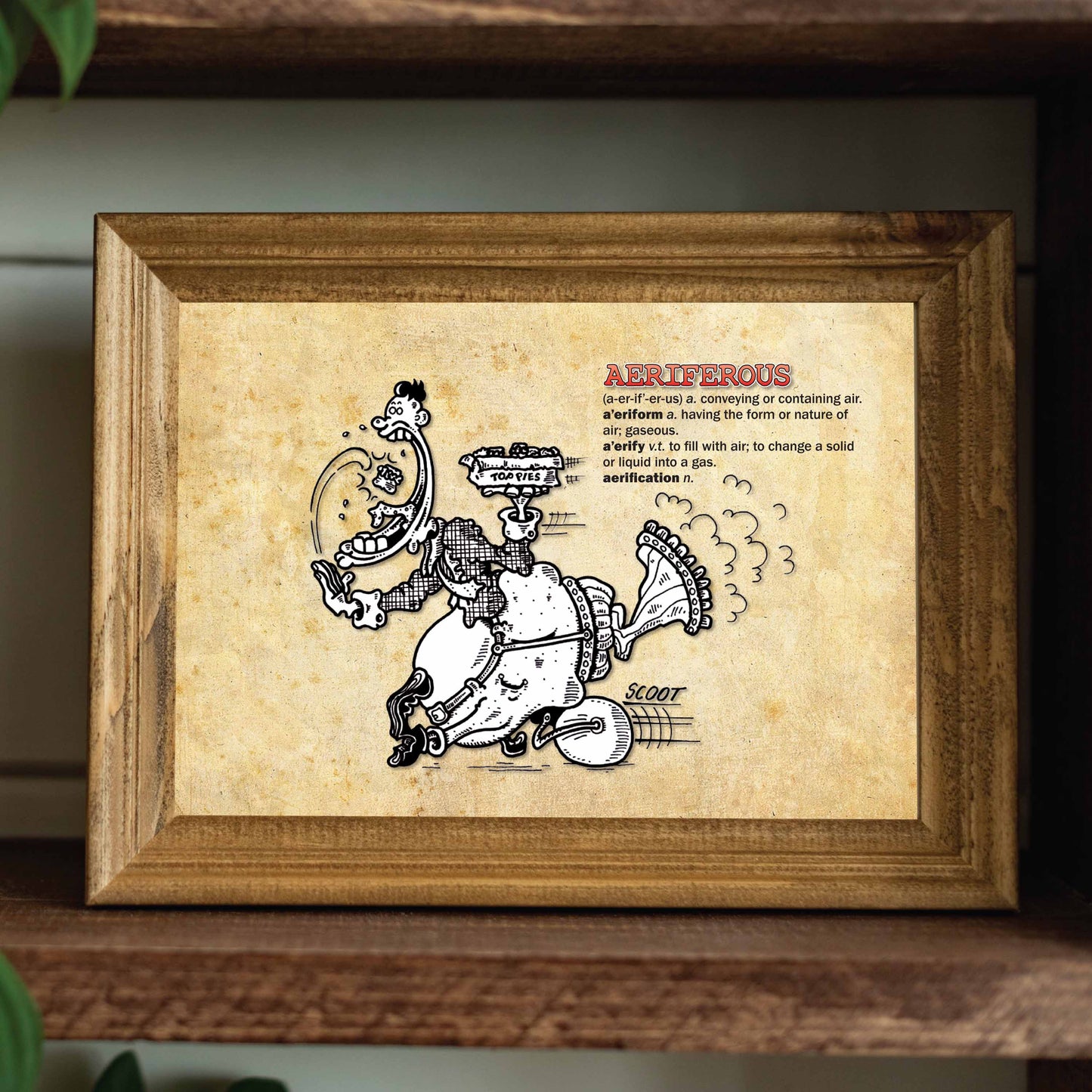 Aeriferous Cartoon Art Print