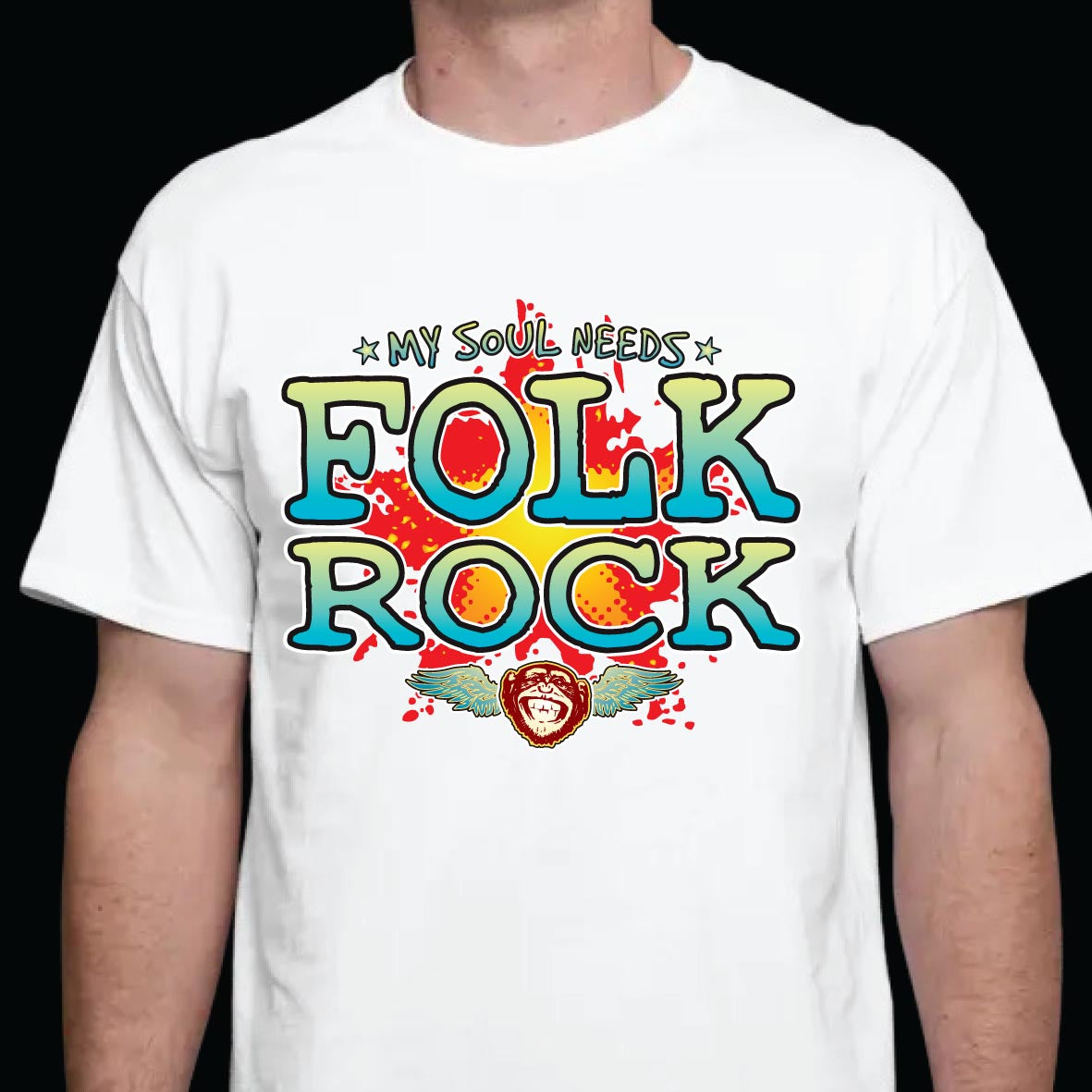 Folk Rock Cotton T-Shirt