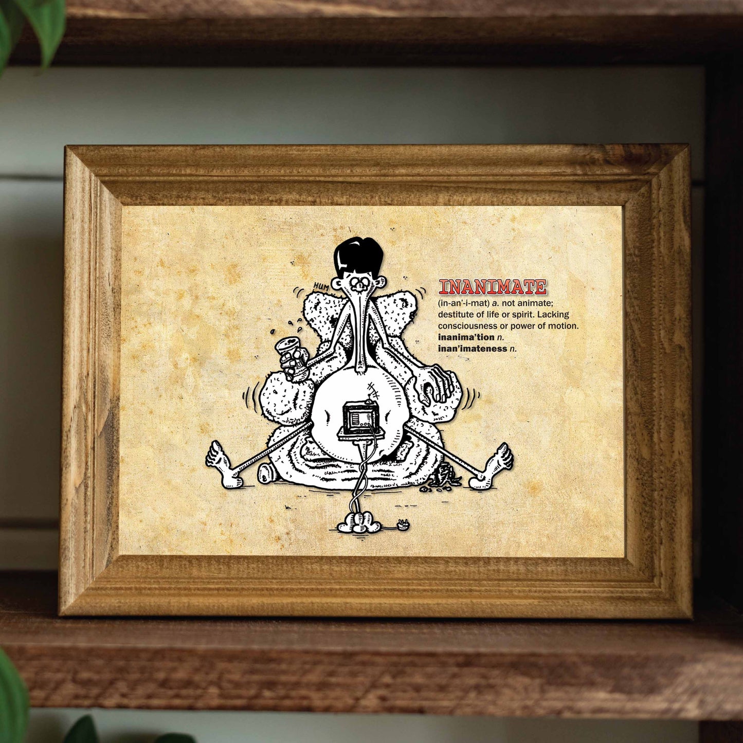 Inanimate Cartoon Art Print