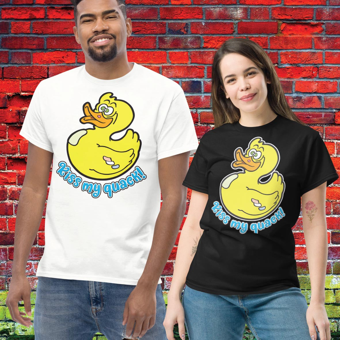 Mr Duck Funny Slogan Unisex Tee