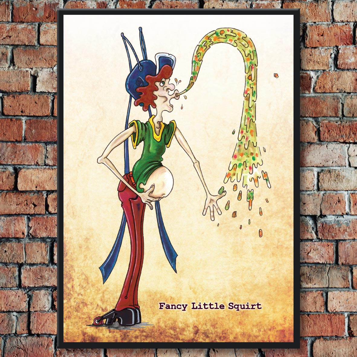 Fancy Little Squirt Art Print