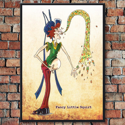 Fancy Little Squirt Art Print