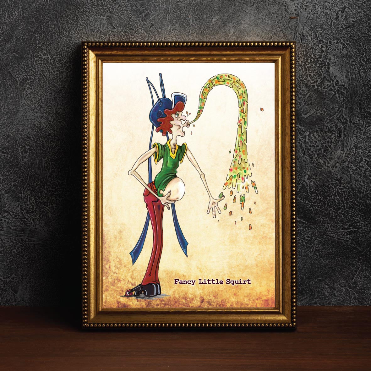 Fancy Little Squirt Art Print