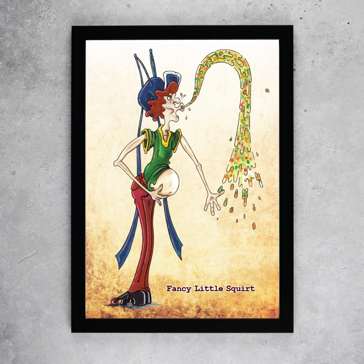 Fancy Little Squirt Art Print