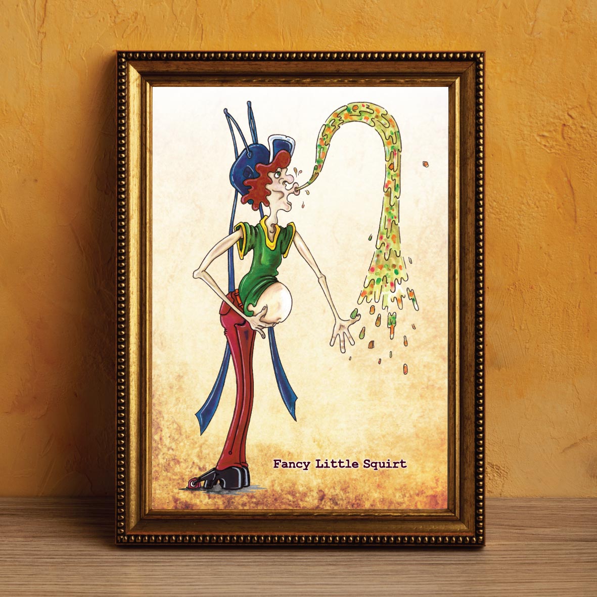 Fancy Little Squirt Art Print