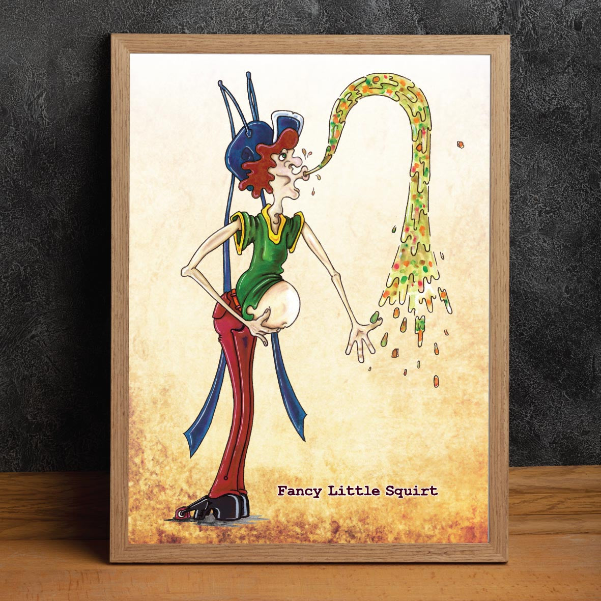 Fancy Little Squirt Art Print